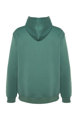 TRENDYOL MAN Siyah Regular/Normal Kesim Uzay Nak?sl? Kapusonlu Ici Polar/S?cak Tutan Sweatshirt TMNAW24SW00101 - Trendyolmilla фото 8