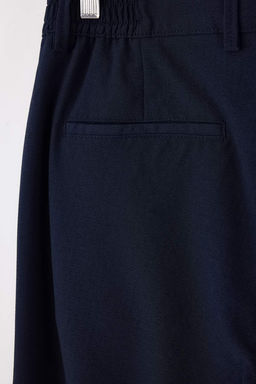 Siyah Erkek Gofre Mevsimlik Kumas Pantolon TMNSS26PL00005 - Trendyolmilla фото 8