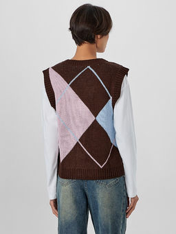 Жилет женский коричневый - Mark formelle фото 2