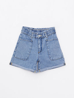 Beli Lastikli K?z ?ocuk Jean ?ort