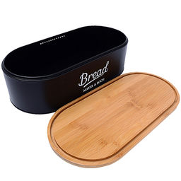 40557 Хлебница с крышкой 44х21х12см металл/бамбук MB (х4) - Mayer&boch фото 3