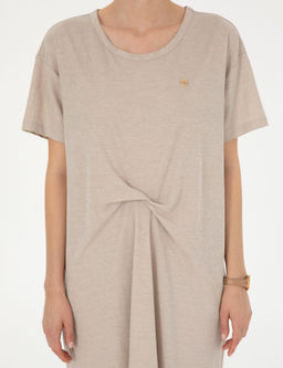 Bej Regular Fit _rme Elbise - Pierre cardin фото 5