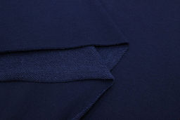 Футер-петля диагональ 3-х нит. цв.Темный индиго, ш.1.83м, Пенье, хлопок-65%, п/э-35%, 330гр/м.кв - Купава фото 2