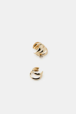PACK OF TRIPLE HOOP EAR CUFF EARRINGS - Zara фото 4