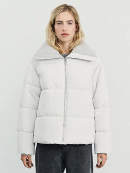 Куртка с вязаным воротником / Zarina фото 3