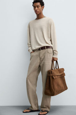 SLIM FIT STRAIGHT-LEG JEANS - Zara фото 5