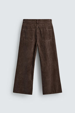 PANTAL?N RELAXED FIT PANA / Marr?n - Zara фото 8
