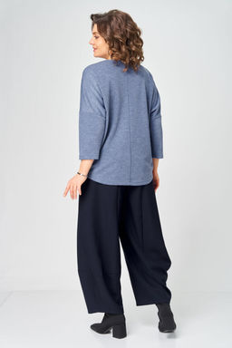 Джемпер Bliss 9500 стальной синий