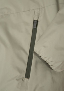 Kapusonlu Yesil Sisme Mont - Mavi фото 8