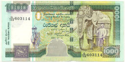 1000 рупий 2004 года Шри-Ланка