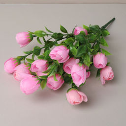 Цветок искусственный Букет пионов 35 см / WSN-01 /уп 2/100/600/ - Галеонтрейд фото 4