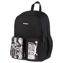 Рюкзак Berlingo UrbanBlack "Street Style" (RU-TP-1102) 40*27,5*16см, 2 отделения, 4 кармана, эргономичная спинка