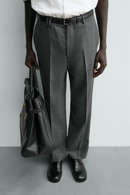 PANTAL?N STRAIGHT FIT CONFORT / Gris vigor? - Zara фото 6