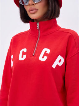 свитшот толстовка джемпер СССР футер 3хнитка петля, пенье, - Knitka wear фото 19