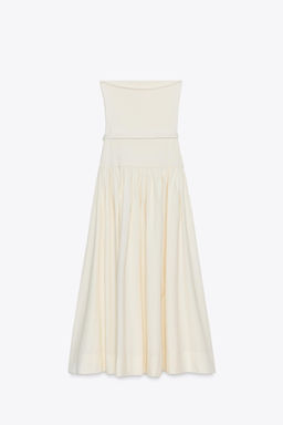 CONTRAST BELT DRESS - Zara фото 7