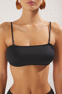 Trendyolmilla Siyah Bralette Bikini Ustu TBESS25BU00028  фото 11