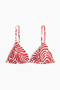 Top de bikini triangular con relleno - H&m фото 3