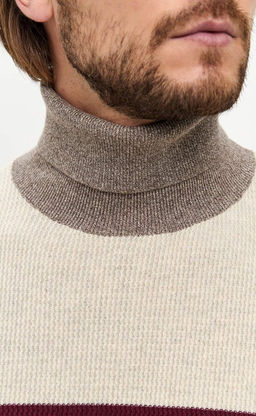 Водолазка мужская P321-15882 бежевая - Primm фото 6