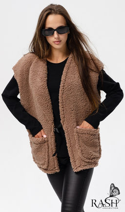 Жилет "Тедди" капучино Цвет:как на фото