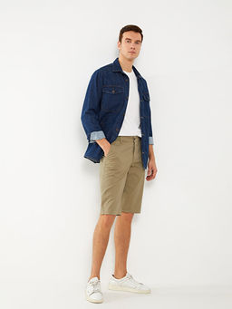 Rahat Kal?p Gabardin Erkek Bermuda ?ort