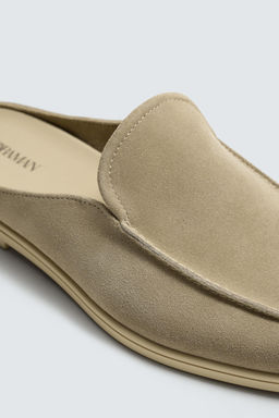 LEATHER MULE LOAFERS - Zara фото 6