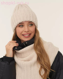 LS 57 PL 57 Комплект женский флис (колпак+косынка) (56-58)