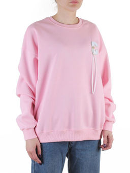 5601 PINK Свитшот женский (100% хлопок)