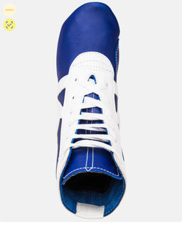 БЕЗ УПАКОВКИ Обувь для самбо Rusco SM-0102, кожа, синий