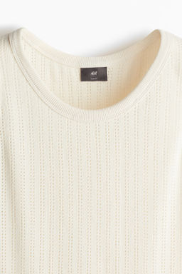 Camiseta sin mangas en pointelle Slim Fit - H&m фото 2