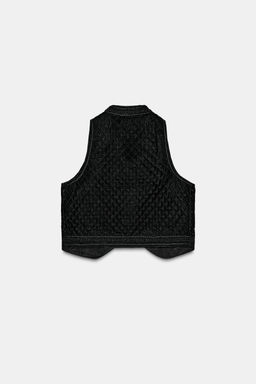 ZW COLLECTION LIMITED EDITION EMBROIDERED VELVET WAISTCOAT - Zara фото 7