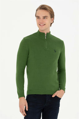 Мужской зеленый свитер