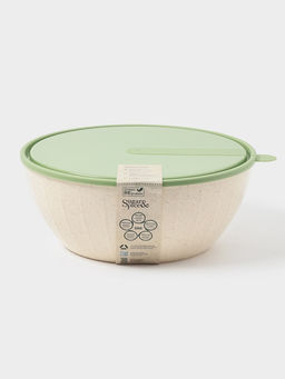 Салатник с крышкой Giaretti Vanilla, 5 л, пластик, МИКС
