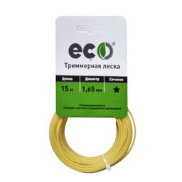Леска для триммера нейлоновая d1,6мм (15м) (звезда)