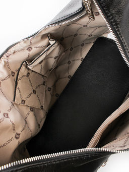 LACCOMA сумка Зафира-L815-черный эко кожа хлопок  фото 6