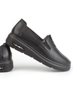 03-5316 BLACK Полуботинки женские (натуральная кожа)