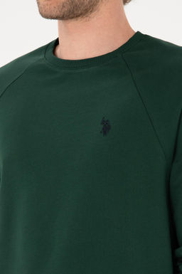 Erkek Koyu Ye_il Basic Sweatshirt Sepette S_rpriz _ndirim - U.s. polo assn фото 7