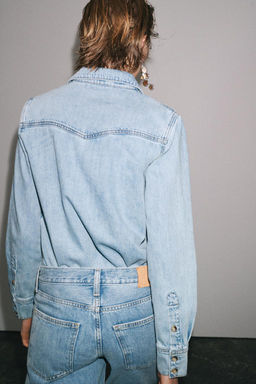 ZW COLLECTION WIDE-LEG LOW-RISE JEANS - Zara фото 27