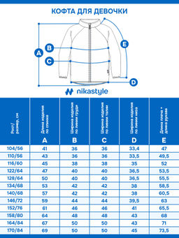 Кофта 4т10424 орхидея/кофе