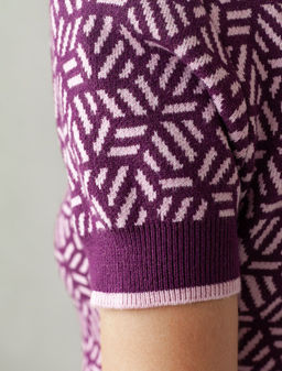 Джемпер жаккардовой вязки с кашемиром