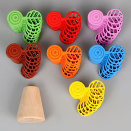 Развивающая игра балансир «Сказочное дерево» 21×16.5×7.5 см