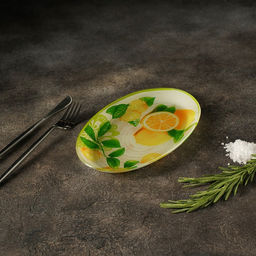 Блюдо стеклянное сервировочное овальное Доляна Дольче, 24,5152 см фото 5