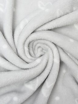 Плед Этель. Сердечки, 180?200 см, корал-флис  фото 2