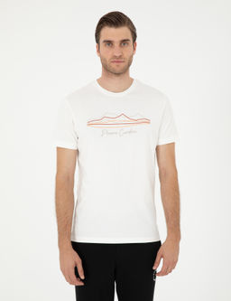 Beyaz Slim Fit Ti__rt - Pierre cardin фото 3