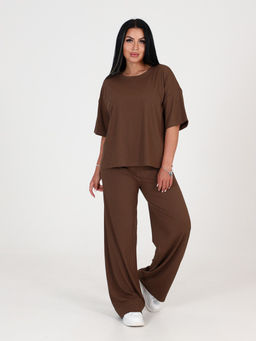 02 ЖЕНСКИЙ КОСТЮМ (брюки) (Коричневый)