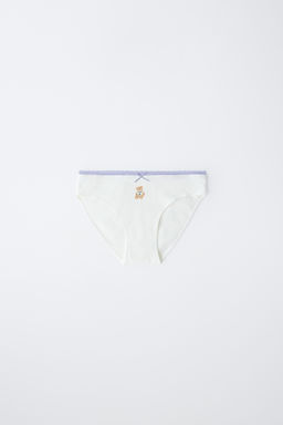 6-14 A?OS/ PACK SEIS BRAGUITAS OSOS / Azul / Blanco - Zara фото 3