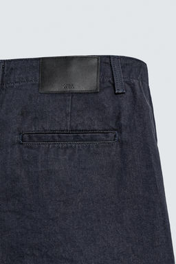 BERMUDA DENIM RELAXED FIT / Azul - Zara фото 9