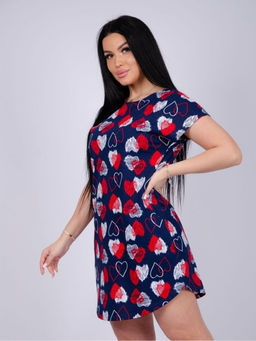 Туника "Душечка" сердце, трикотаж