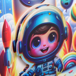 Пакет подарочный "Другая планета" 31*42*12 см