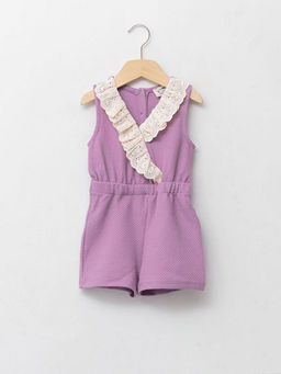 V Yaka Basic K?z Bebek Salopet