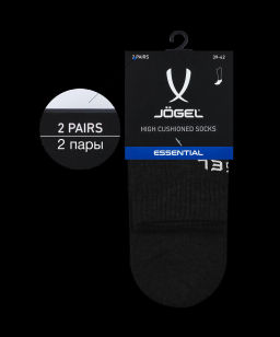 Носки высокие JOGEL ESSENTIAL High Cushioned Socks, черный  фото 5